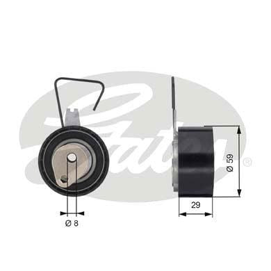 Gates Water Pump fits Nissan Qashqai DIG-T - 1.2 - 14- WP0186