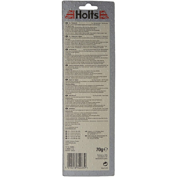 Holts Valve Grinding 3 Piece Kit Coarse & Fine Grade Paste Lapping Stick Grinder