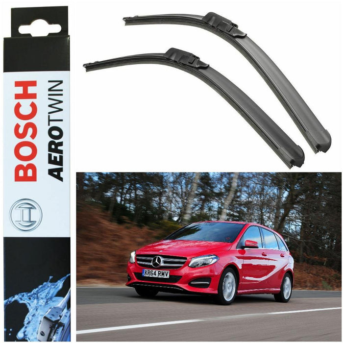 Bosch Aerotwin Front Wiper Blades Set fits Mercedes B-Class 09.11-06.15 AM310S