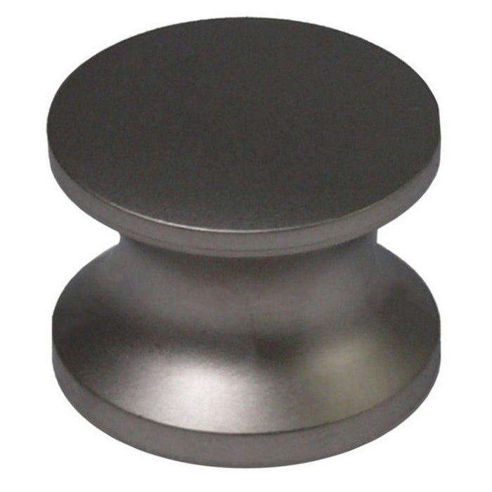 AG Push Lock Knob 19mm in Matt Nickel for Caravan and Motorhome