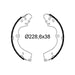 Valeo Drum Brake Shoes 564322 Automotive Part fits Subaru Valeo  - Dynamic Drive