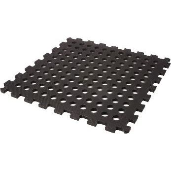 Easy lock Floor Tiles (pack of 4) with edging strips A340093 Quest  - Dynamic Drive