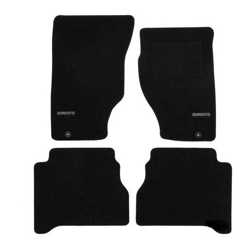 Tailored Logo Velour Carpet Floor Mats for Kia Sorento 2003-2009 UKB4C  - Dynamic Drive