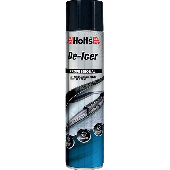 Holts Car De-Icer Melts Windscreen Ice Frost Snow Aerosol Deicer 600ml