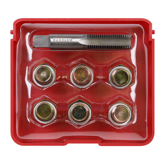 Sealey Oil Drain Plug Thread Repair Set M13 VS613 Sealey  - Dynamic Drive