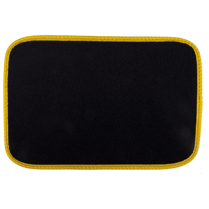 Tailored Yellow Trim Mats fits Mercedes C Class 14-18 + Clips 2014 - 2018 UKB4C  - Dynamic Drive