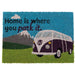 Quest Campervan Door Mat Home Is Where You Park It Outdoor Heavy Duty for VW Quest  - Dynamic Drive