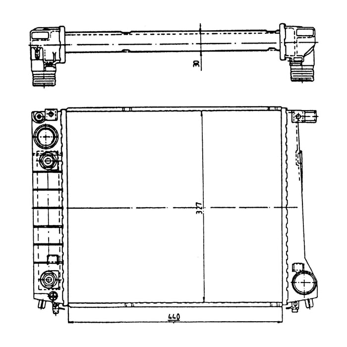 NRF Radiator 51350