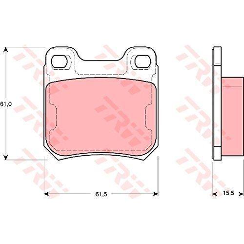 Genuine TRW Brake Pads (Rear) (R90) GDB1346