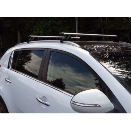 Aluminium Summit Roof Rack Cross Bars fits Volkswagen Polo Cross 15-17 Estate Summit  - Dynamic Drive