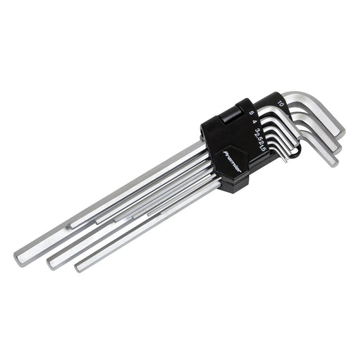 Sealey Hex Key Set 9pc Extra-Long Metric AK7137 Sealey  - Dynamic Drive