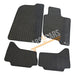 Blue Trim TailoBlue Rubber Car Mats for Mitsubishi L200 Double Cab 06 ON Set of 4 2 Clips UKB4C  - Dynamic Drive