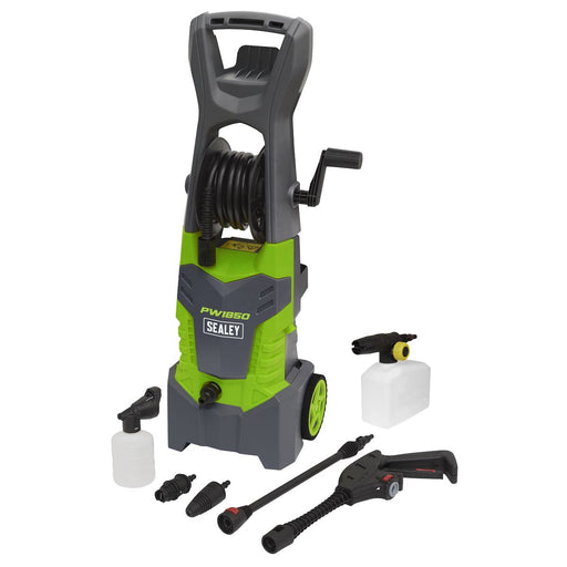 Sealey Pressure Washer 130bar with Snow Foam Sprayer Kit PW1850SNAKIT Sealey  - Dynamic Drive