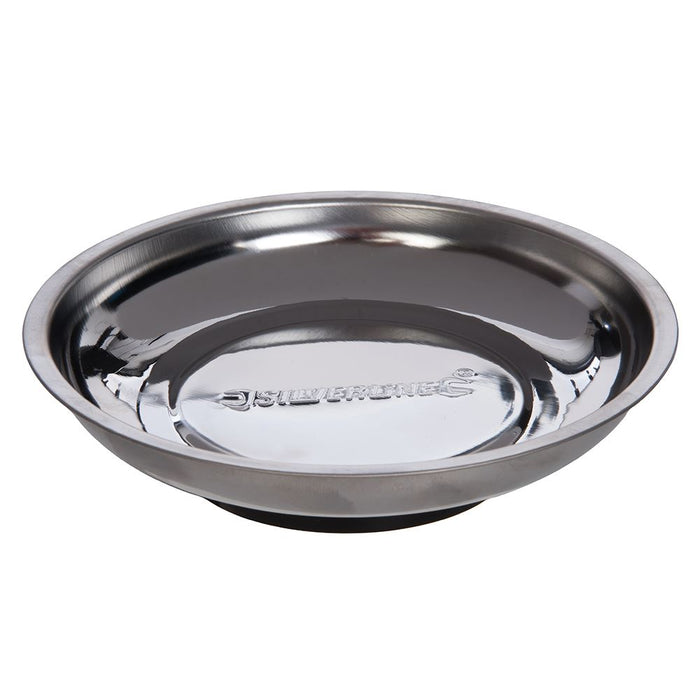 Silverline Magnetic Storage Parts Dish Stainless Steel Tray Mechanics 150mm