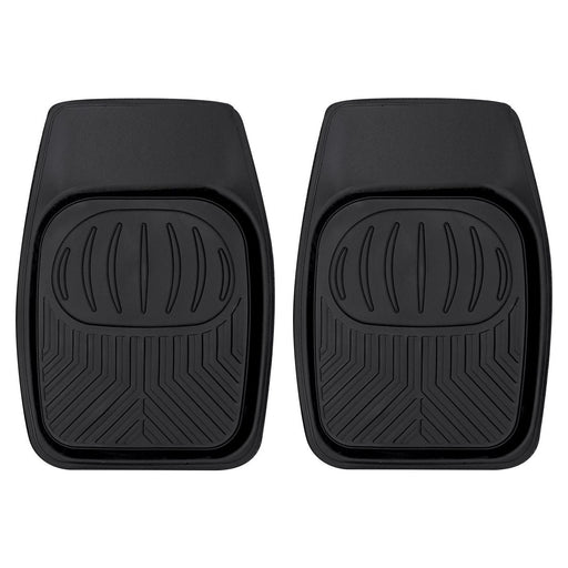 Hilux Deep Tray Rubber Floor Mats Heavy Duty Mud Mats Set of 2 UKB4C  - Dynamic Drive