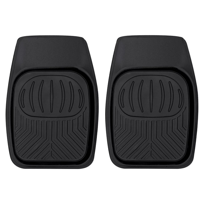 Hilux Deep Tray Rubber Floor Mats Heavy Duty Mud Mats Set of 2 UKB4C  - Dynamic Drive