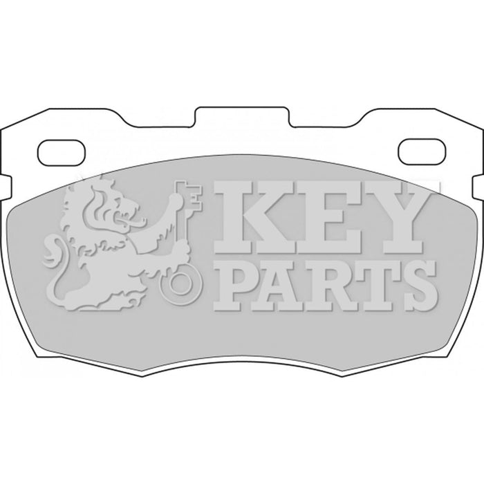 Genuine Key Parts KBP1571 Front Brake Pads (AP Lockheed)