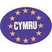 MDS1203 W4 Oval Euro CYMRU Sticker 37145 W4  - Dynamic Drive