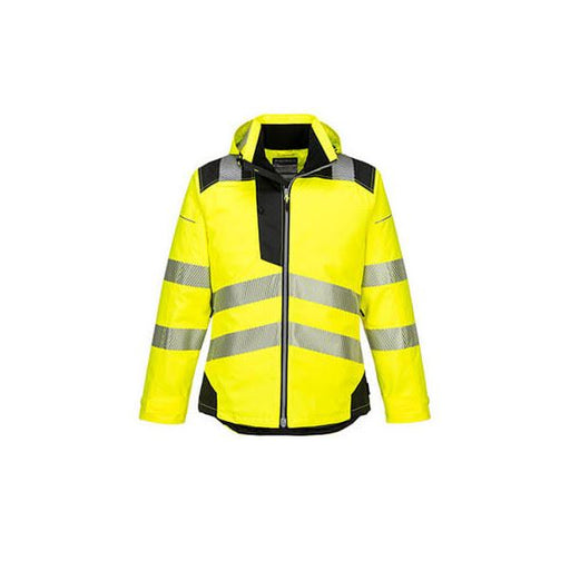 Portwest Pw3 Hi-Vis Winter Jacket Large T400YBRL Portwest  - Dynamic Drive