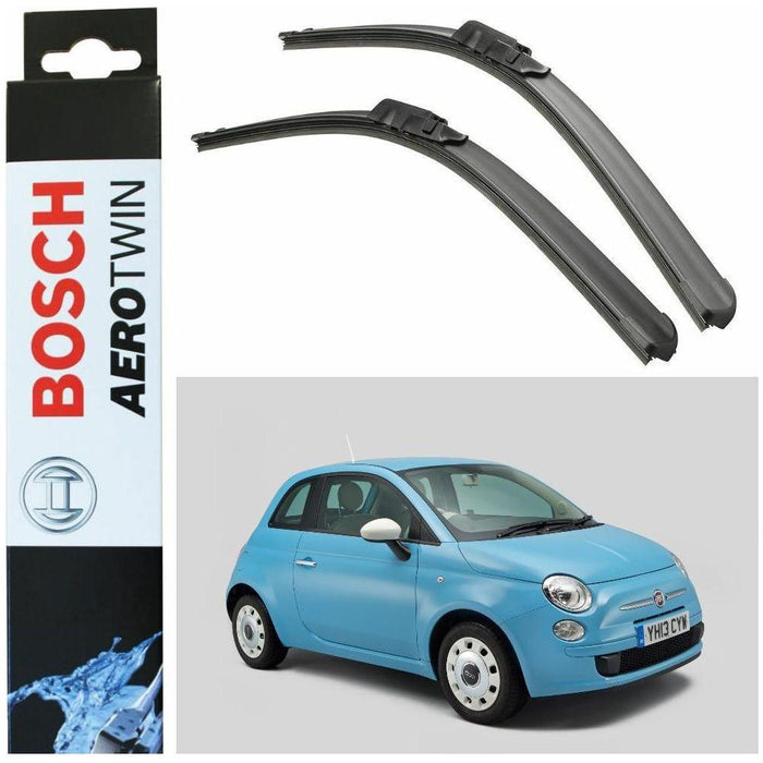 Bosch Aerotwin Front Wiper Blades Set Fiat 500 07.07> A300S