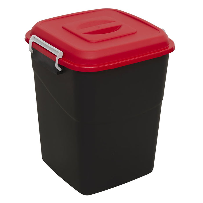 Sealey Refuse/Storage Bin 50L Red BM50R