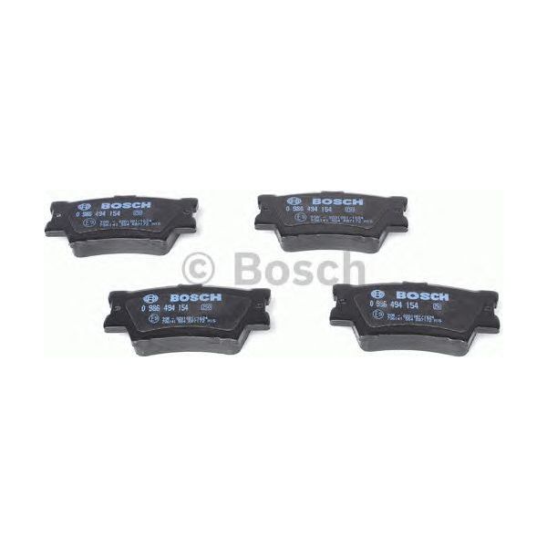 Genuine Bosch Brake Pad Set Bp1065 fits Toyota RAV 4 D4d - 2.2 - 06-12 098649415