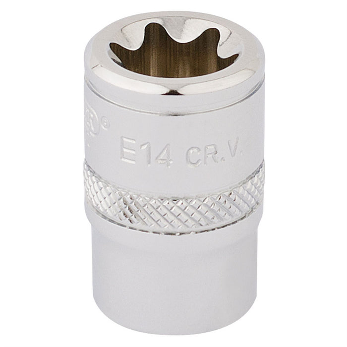 Draper TX-STAR Socket, 3/8" Sq. Dr., E14 34195 Draper  - Dynamic Drive