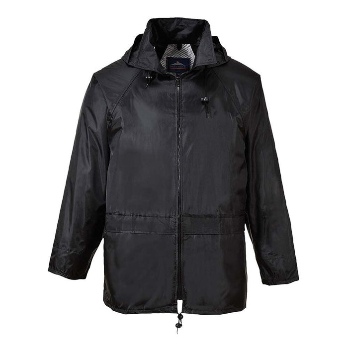 Portwest Classic Rain Jacket - Black - Large