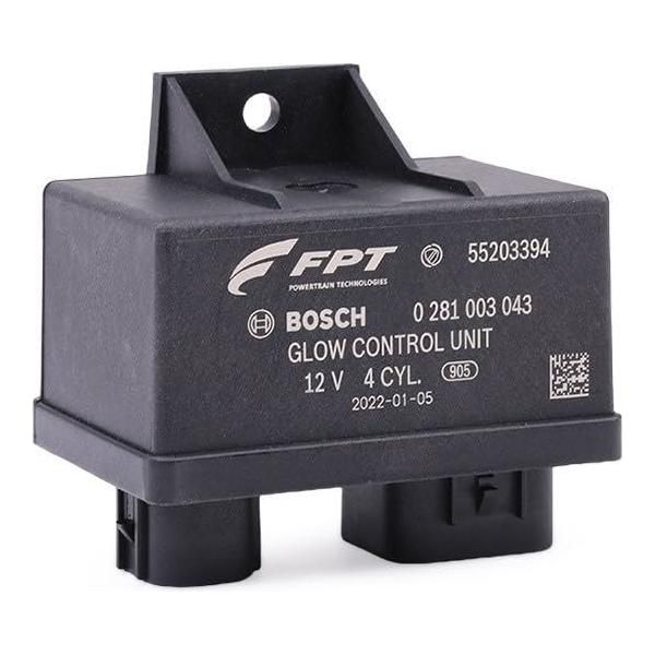 Bosch Glow Plug Control Unit fits Fiat Doblo Cargo JTD Multijet - 1.6 - 10- 0281