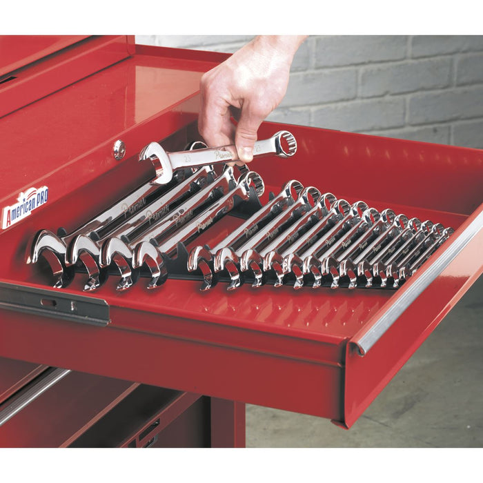 Sealey 2pc Sharks Teeth Tooth Spanner Rack Capacity 20 Spanners Sealey  - Dynamic Drive