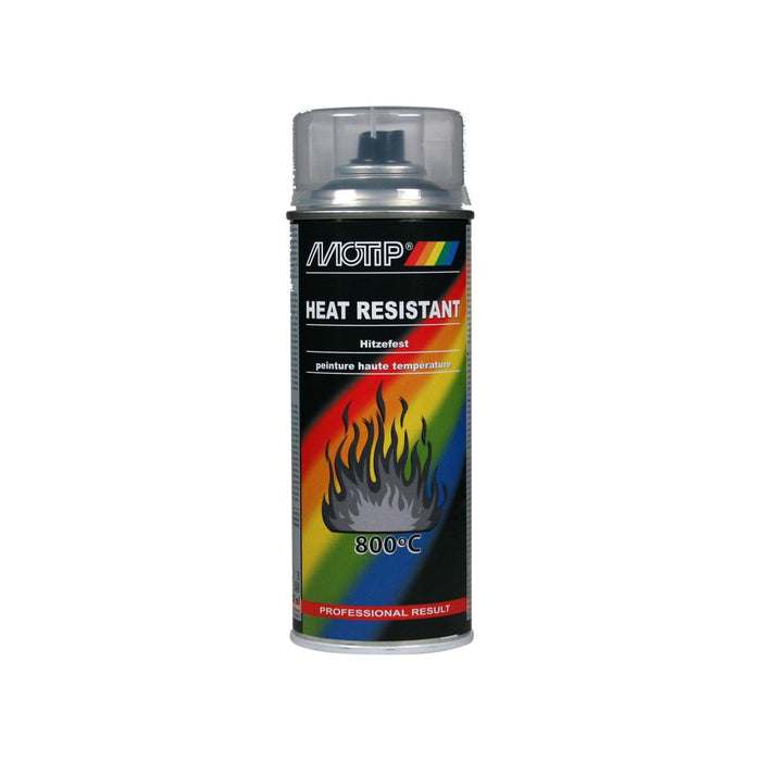 Motip High Temp Heat Resistant Clear Varnish Lacquer Aerosol Spray Paint 400ml Motip  - Dynamic Drive