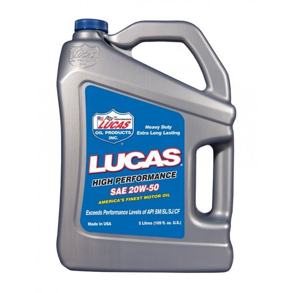 Lucas Oil 20W50 Motor Oil 5 Litres 10255 Lucas  - Dynamic Drive