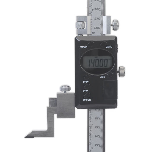 Sealey Digital Height Gauge 0-300mm(0-12") AK9636D Sealey  - Dynamic Drive