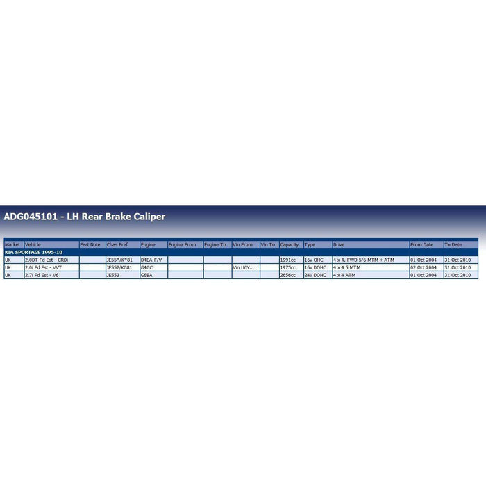 Blue Print ADG045101 Brake Caliper