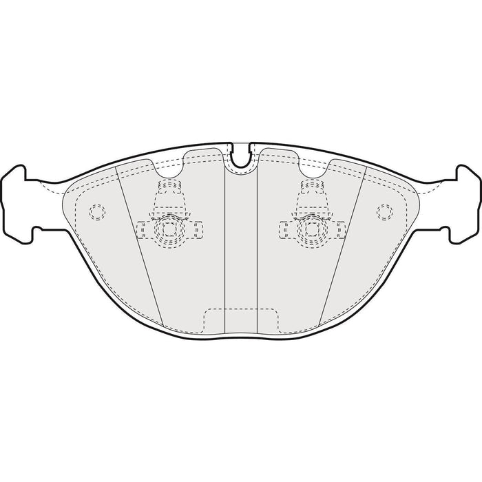 Apec Brake Pads Front Fits BMW X5