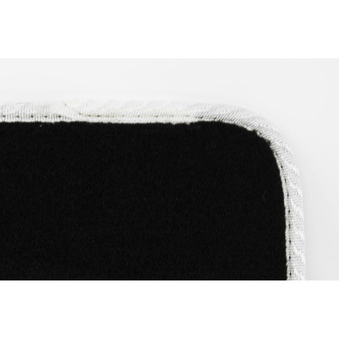 Fully Tailored White Trim Carpet Mats for Hyundai Getz 02 ON Set of 4 UKB4C  - Dynamic Drive