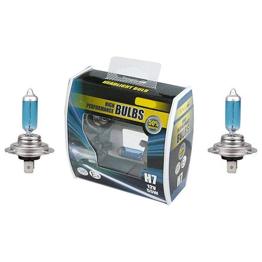 2x H7 Car Headlamp Dipped Beam Bulb 50% Brighter fits FORD FOCUS II 2004 > UKB4C  - Dynamic Drive