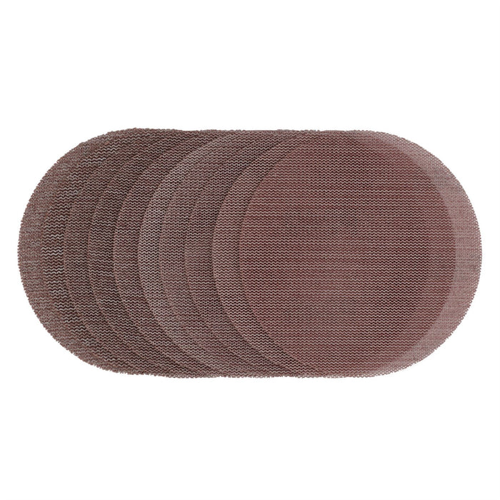 Draper Mesh Sanding Discs, 125mm, Assorted Grit - 80G, 120G, 180G, 240G (Pack of Draper  - Dynamic Drive