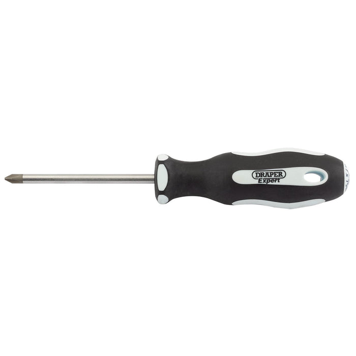 Draper Cross Slot Soft Grip Screwdriver, No.1 x 75mm 34990 Draper  - Dynamic Drive