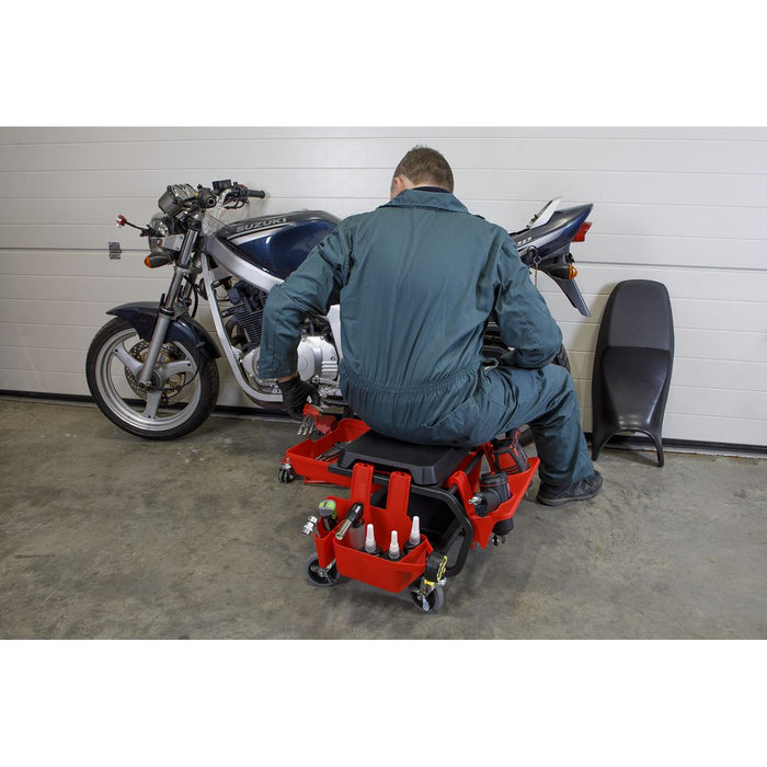 Sealey Mechanic's Detailing Utility Seat Deluxe SCR90 Sealey  - Dynamic Drive