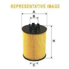 Genuine WIX Fuel Filter Cartridge Plastic Ends fits Chrysler Grand Voyager CRD Filtron  - Dynamic Drive