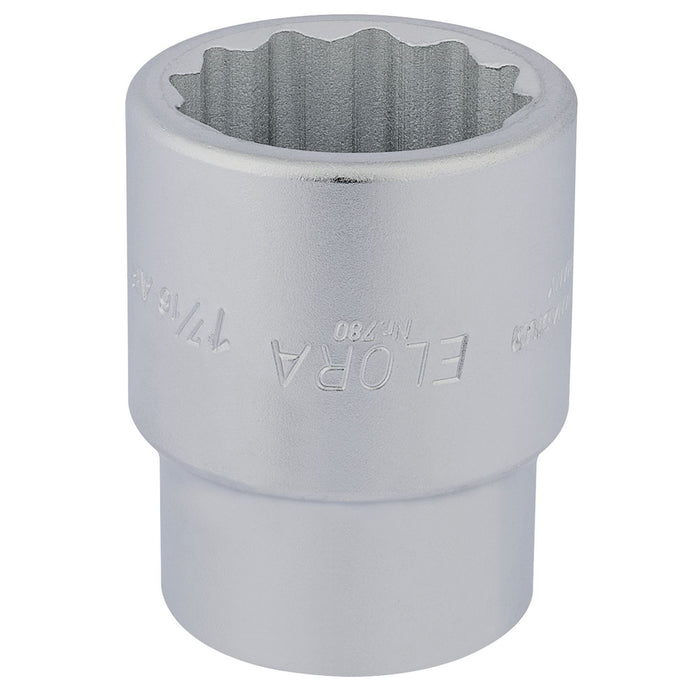 Draper Elora Bi-Hexagon Socket, 1" Sq. Dr., 1.7/16" 53045