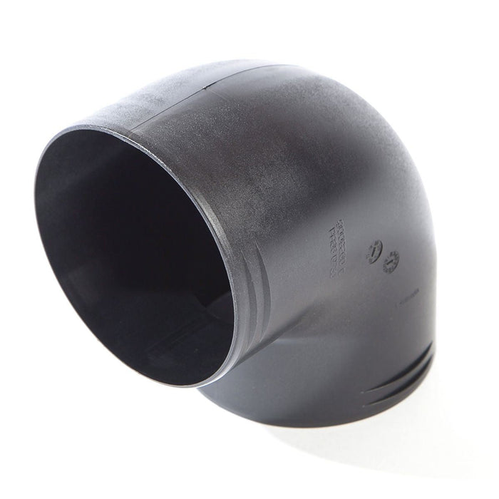 Whale Air Duct Fitting Equal Elbow 90mm x 90mm Black Whale  - Dynamic Drive