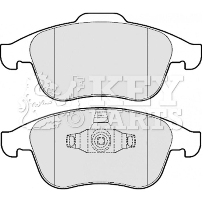 Genuine Key Parts KBP2057 Front Brake Pads (Ate-Teves)