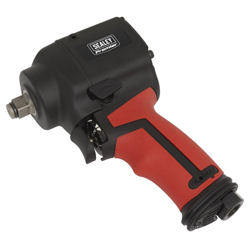 Sealey Air Impact Wrench 1/2"Sq Drive Stubby Twin Hammer SA6002S Sealey  - Dynamic Drive