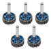 Sealey 25 x 10mm Abrasive Flap Wheel on 6mm Shaft Assorted Grit - Pack of 5 Sealey  - Dynamic Drive