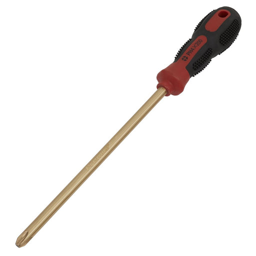 Sealey Screwdriver Phillips #4 x 200mm Non-Sparking NS099 Sealey  - Dynamic Drive