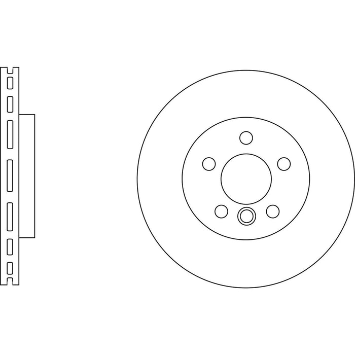 Genuine APEC Front Brake Discs & Pads Set Vented for BMW 1 Series