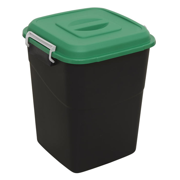 Sealey Refuse/Storage Bin 50L Green BM50G