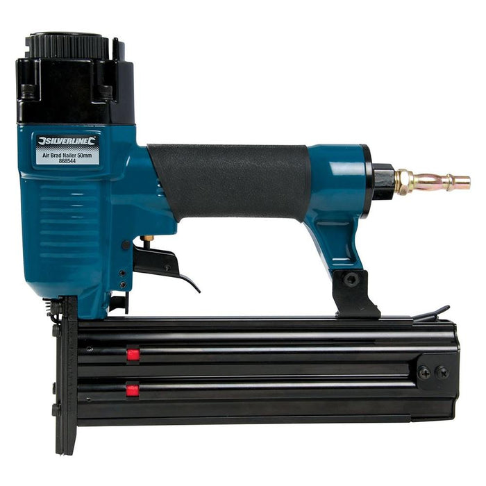 Silverline Air Brad Nailer 50mm 18 Gauge Silverline  - Dynamic Drive